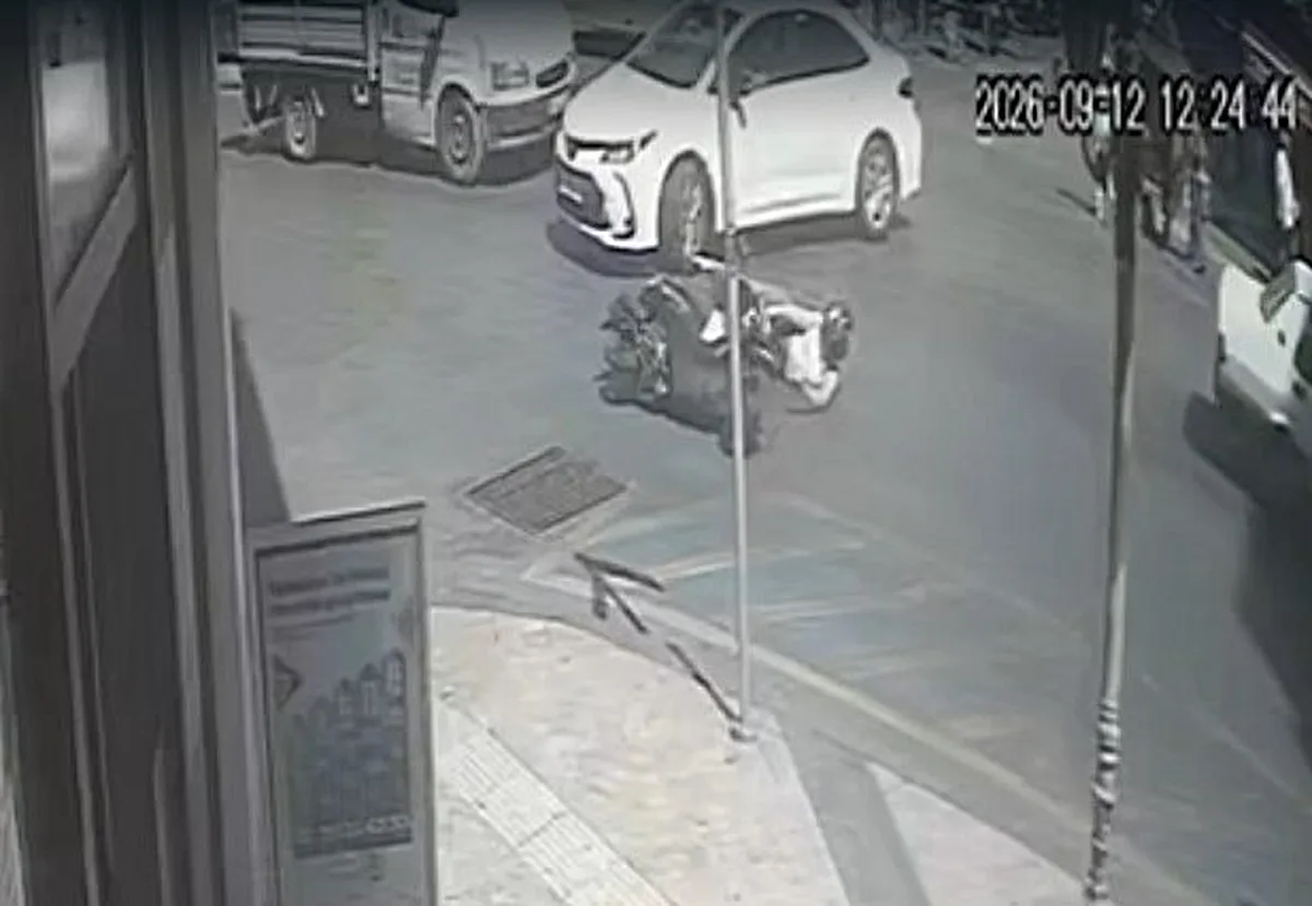 Otomobil ve motosiklet çarpıştı, 1 kişi yaralandı