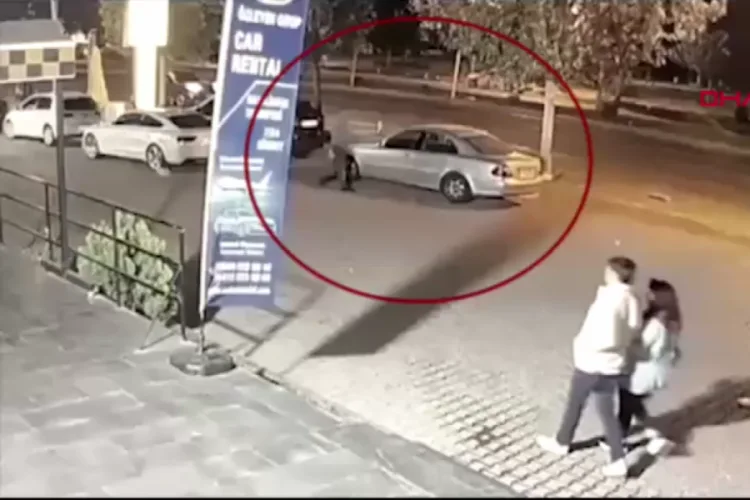 Otomobiline Binerken Silahlı Saldırı: Görüntüler Şokta!