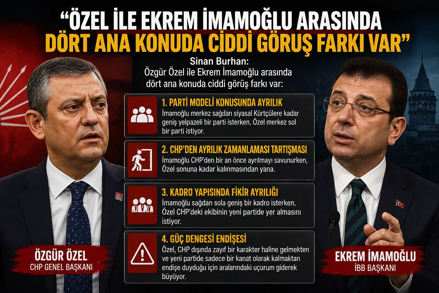 Özel ve İmamoğlu Dört Başlıkta Karşı Karşıya!