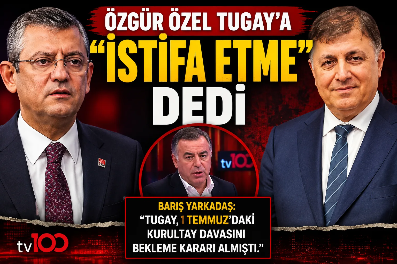 Özgür Özel, Cemil Turgay’a istifa etme demiş!