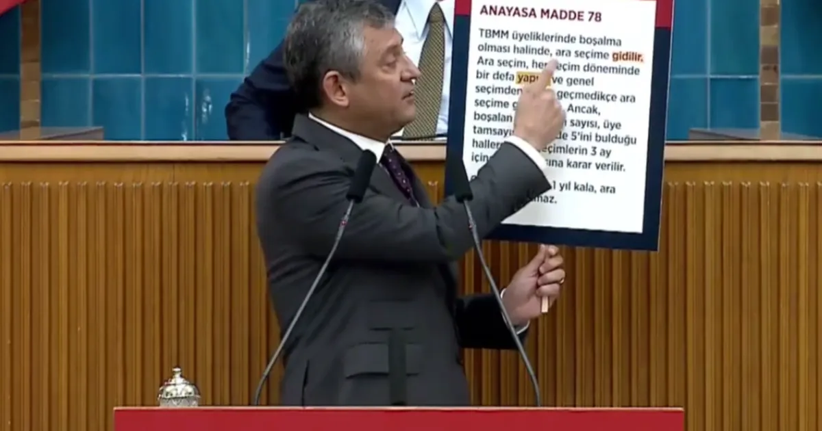 Özgür Özel’den İktidara Sert Tepkiler!