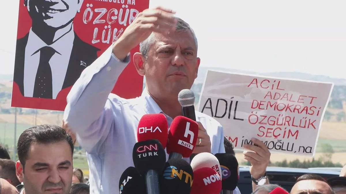 Özgür Özel’den İmamoğlu’na Destek Mesajı