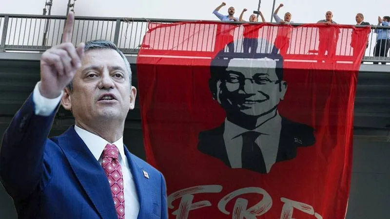 Özgür Özel’den İmamoğlu’na Pankart Desteği