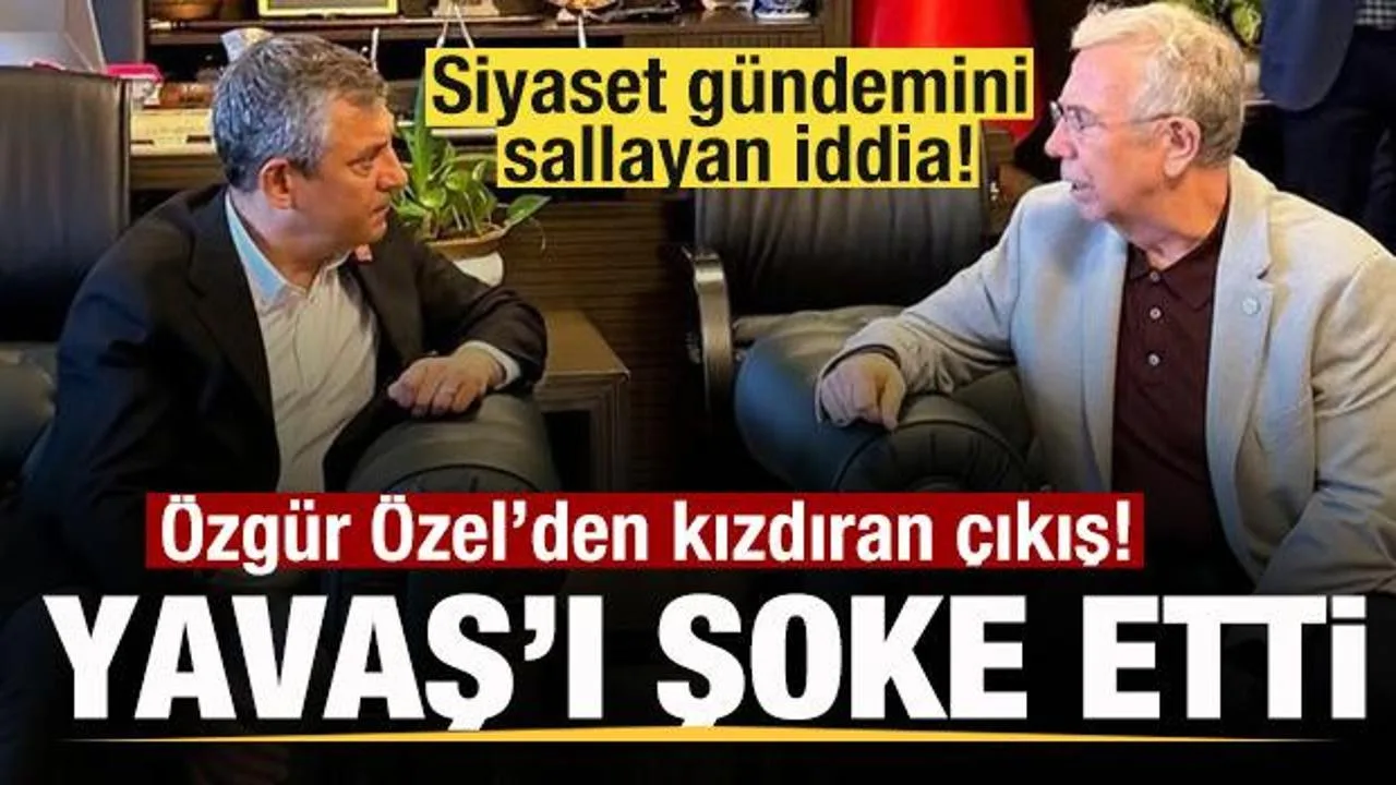 Özgür Özel’den Mansur Yavaş’a Sürpriz Selam!