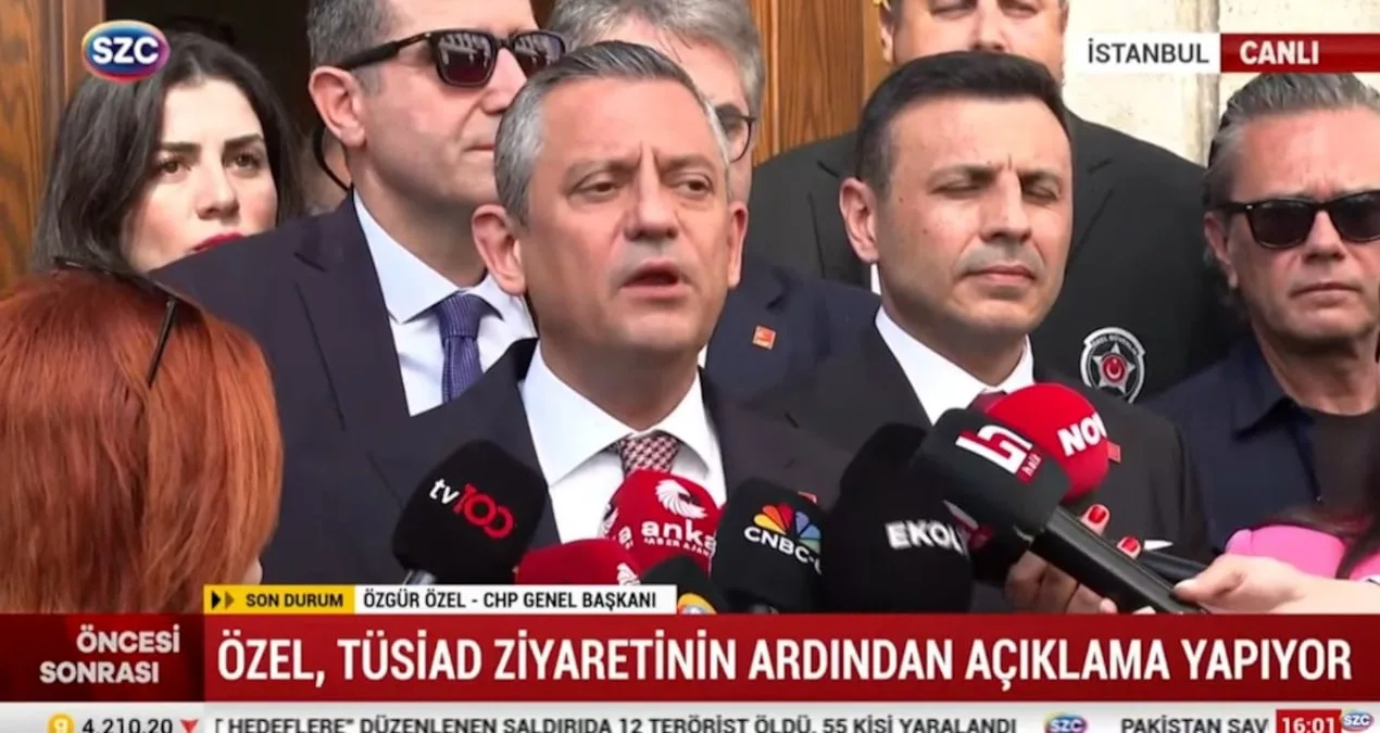 Özgür Özel’den TÜSİAD’a Önemli Ziyaret