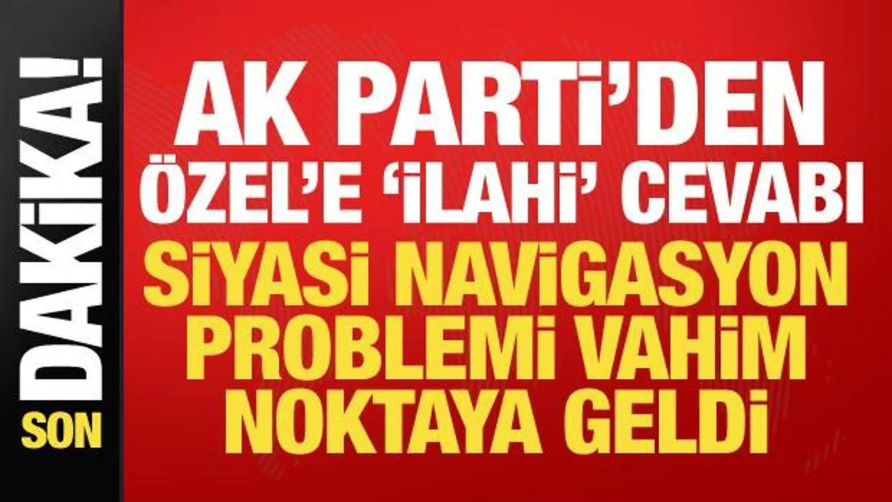 Özgür Özel’e Çelik’ten Sert Yanıt: Siyasi Navigasyon!