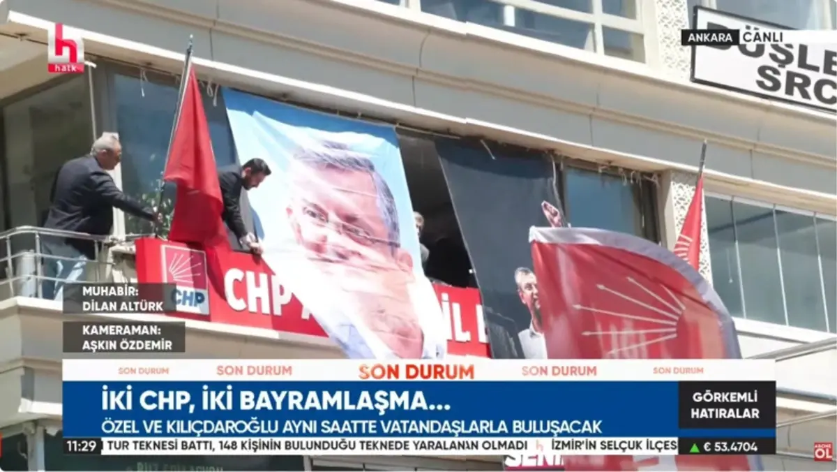 Özgür Özel in bayramlaşma programına yoğun ilgi! Dikkat çeken slogan: Özgür gelecek, özgür Türkiye 3