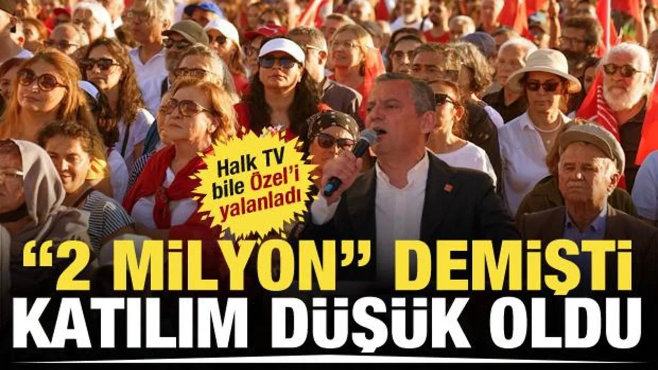 Özgür Özel’in Mitinginde Sayılar Tartışma Yarattı