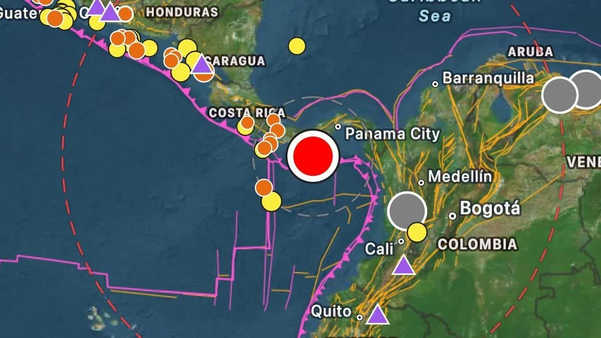 Panama’da 7,7 Büyüklüğünde Deprem ve Tsunami Uyarısı!