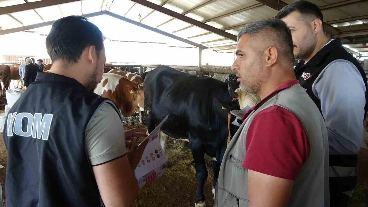 Polis, Kurban Pazarında Bilgilendirme Yapıyor