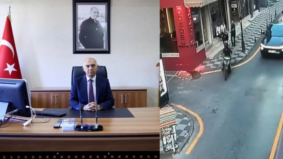Polisten Kaçan Motosiklet, Vali Yardımcısına Çarptı!