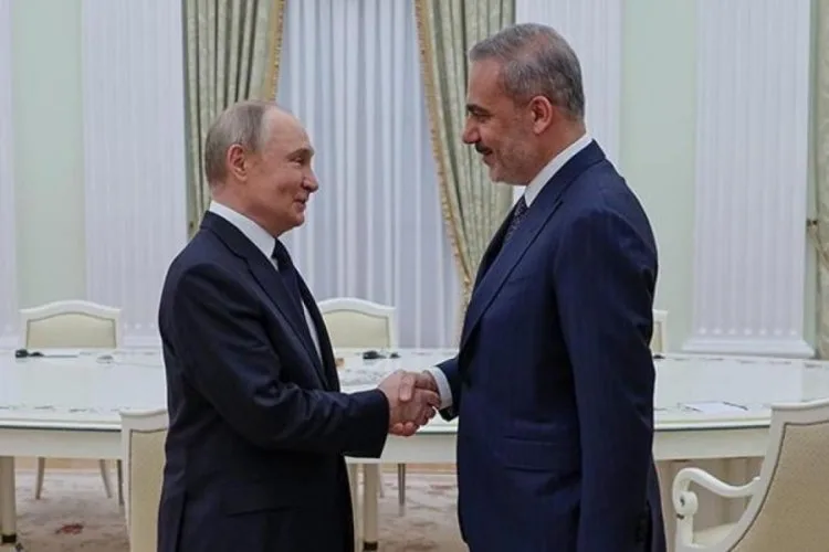 Putin, Hakan Fidan’ı Moskova’da kabul etti!