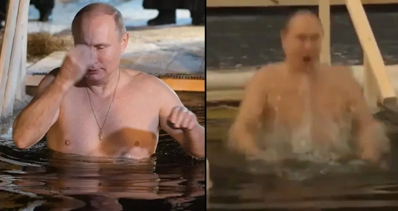 Putin’in Buzlu Dalışı Sosyal Medyayı Salladı!