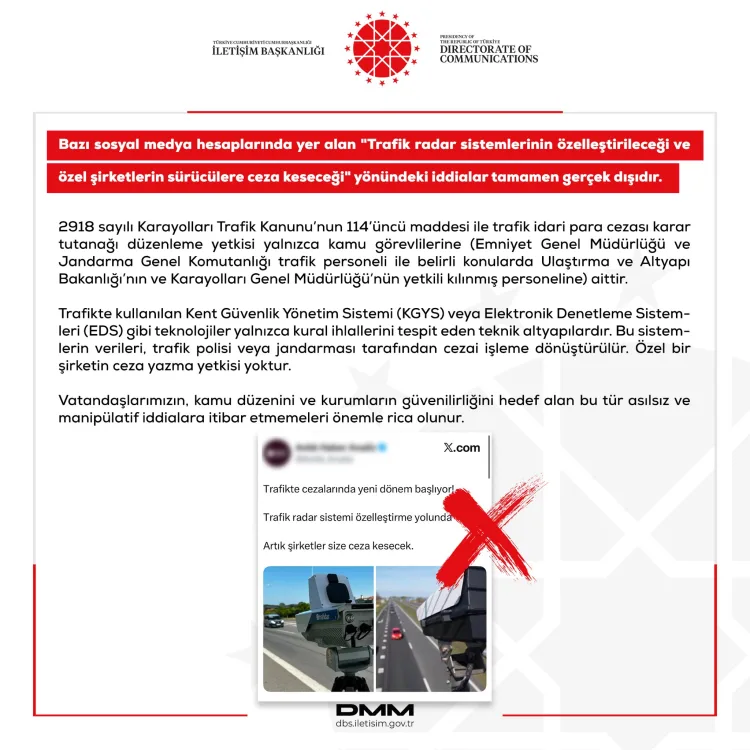Radar Ceza İddiaları Asılsız, DMM Açıkladı!