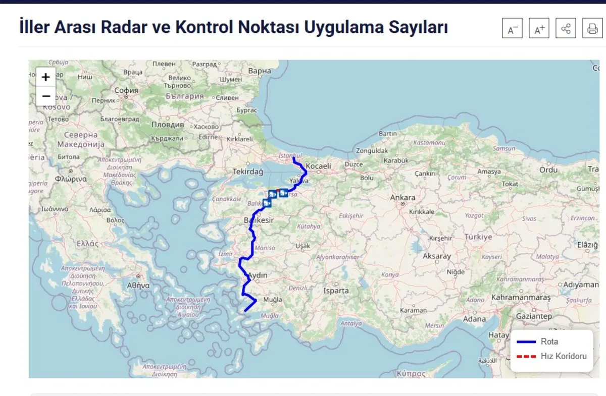 İçişleri Bakanlığı ndan Radar hamlesi! İl il açıklandı, harita paylaşıldı 2