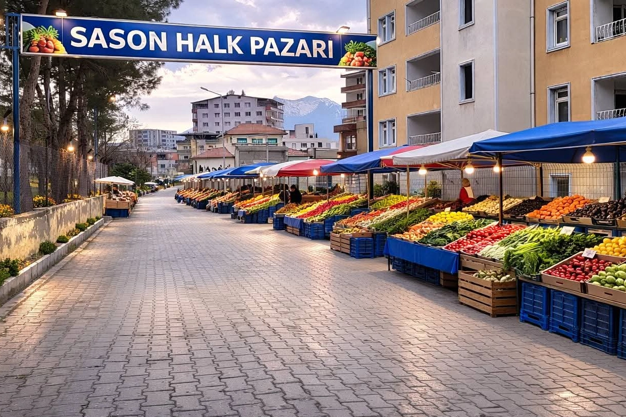 Ramazan’da Sason’da Yeni Halk Pazarı Kuruluyor!