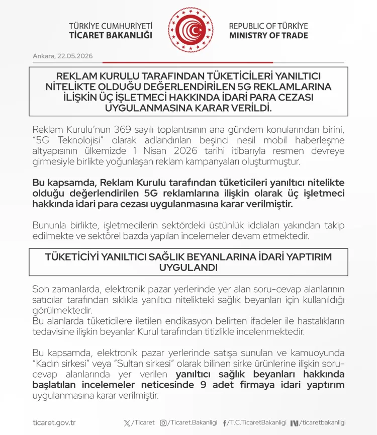 Rekabeti Kıran Yanıltıcı Reklamlara 23 Milyon Ceza!