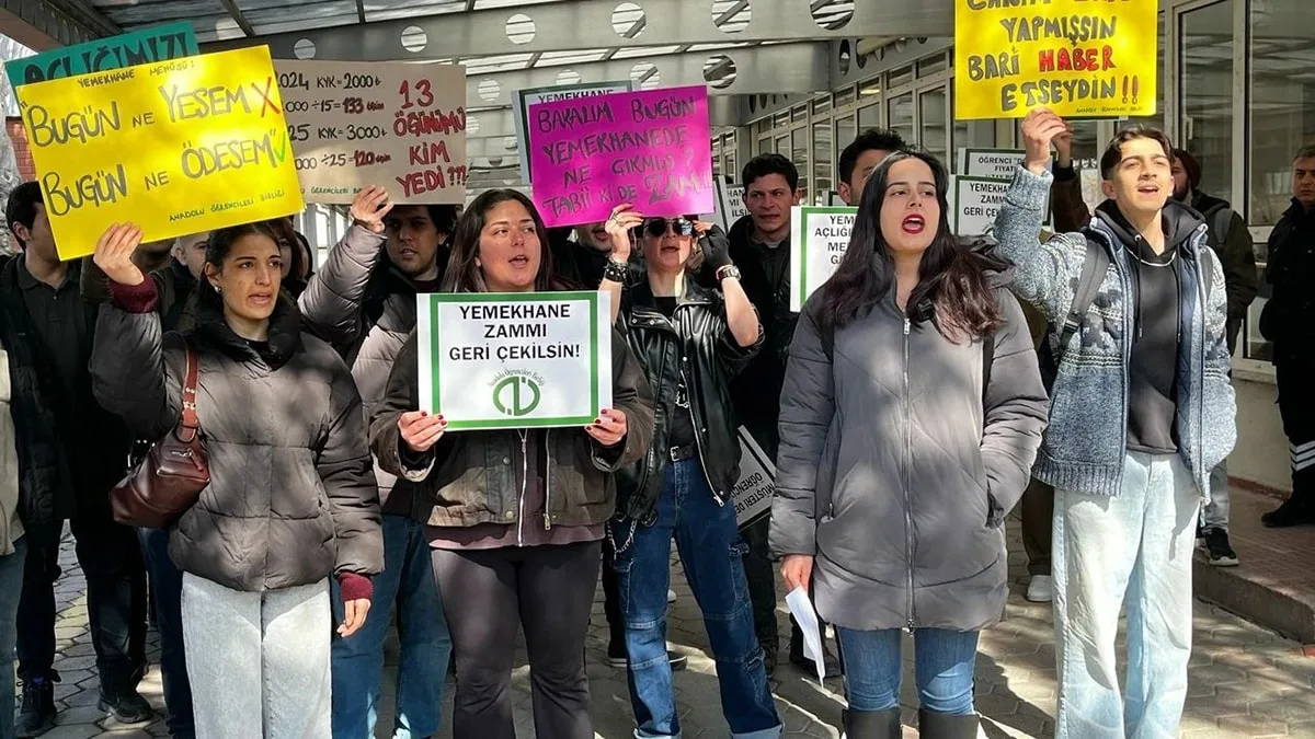 Yemek zammı ile ilgili protestolar