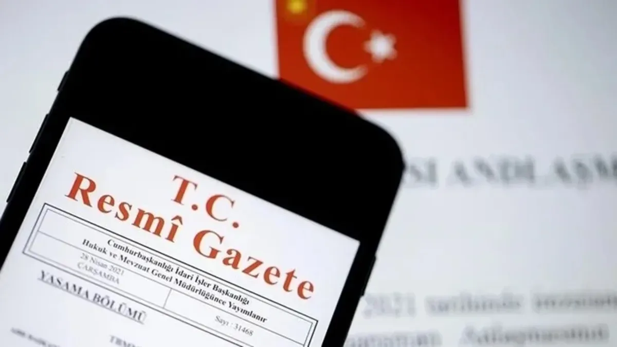 Resmi Gazete’de Atama Kararları Yayınlandı!