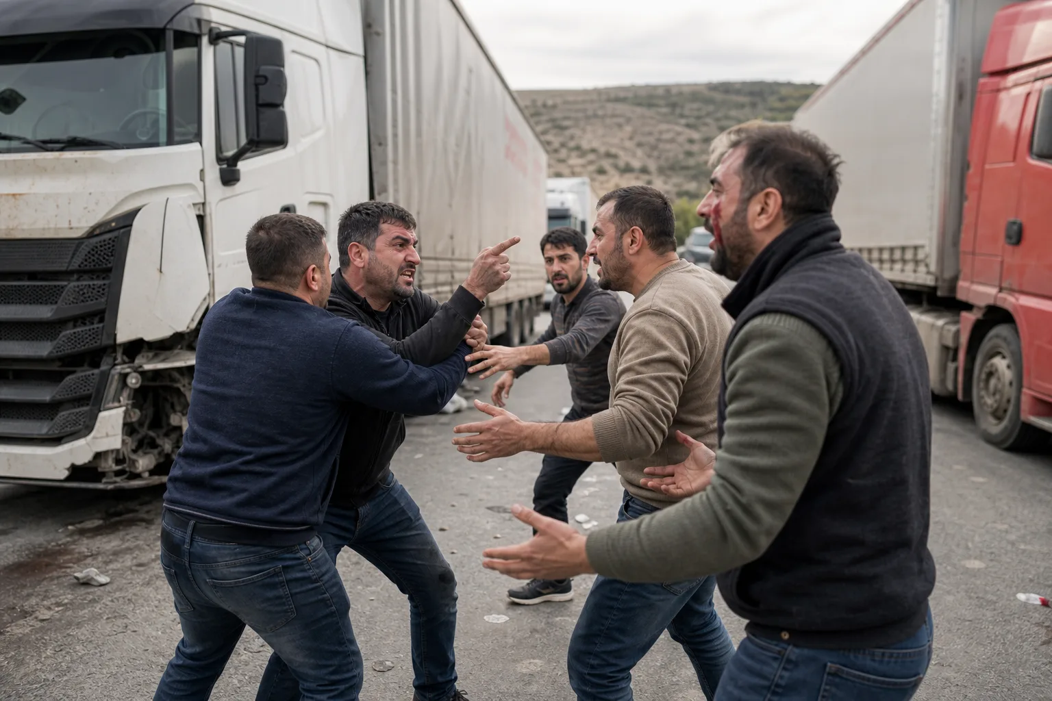 Reyhanlı’da TIR Kavgası: 3 Yaralı