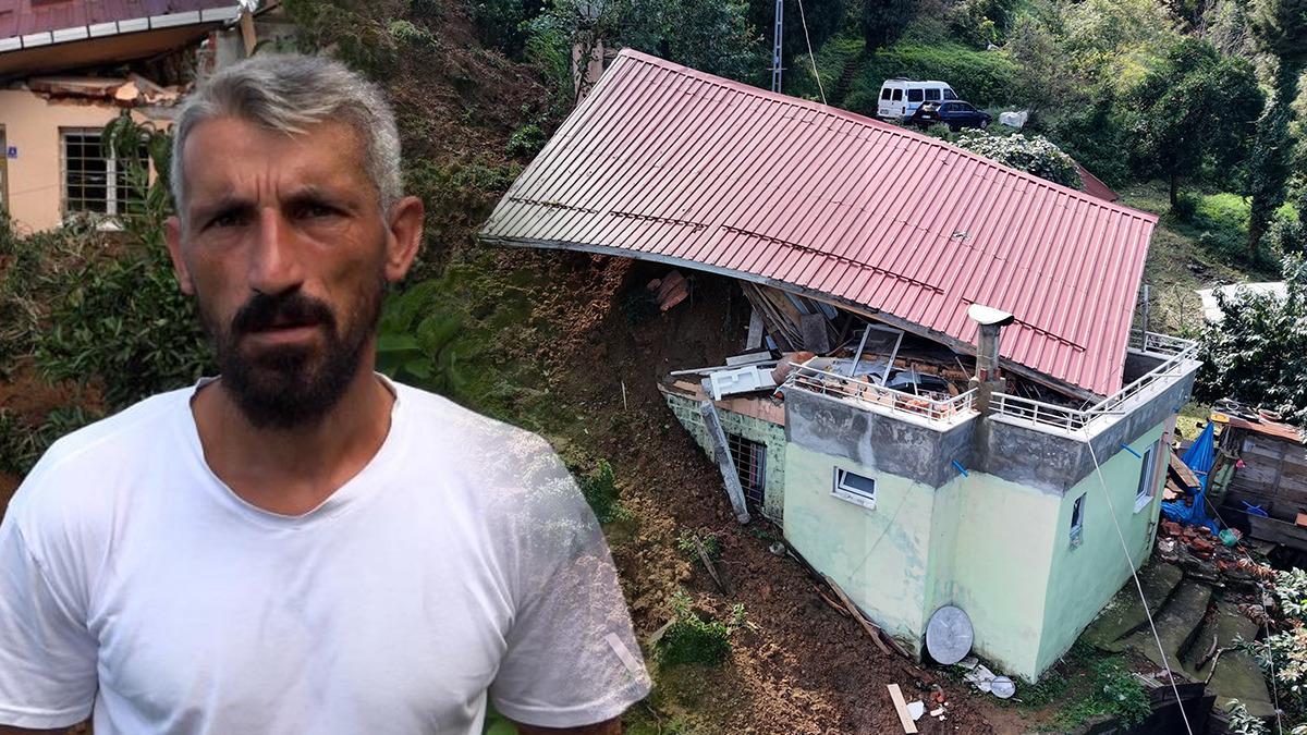 Rize’de Heyelan: 6 Kişilik Aile Pencereden Kurtuldu!