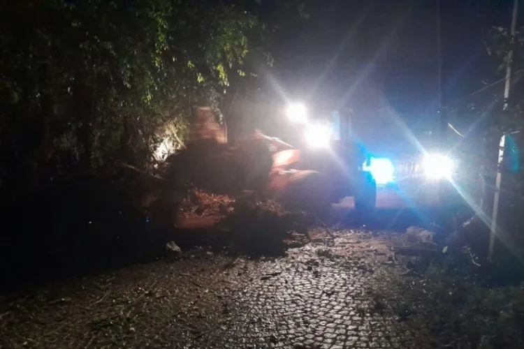 Rize’de Heyelan: Yol Ulaşıma Kapandı!