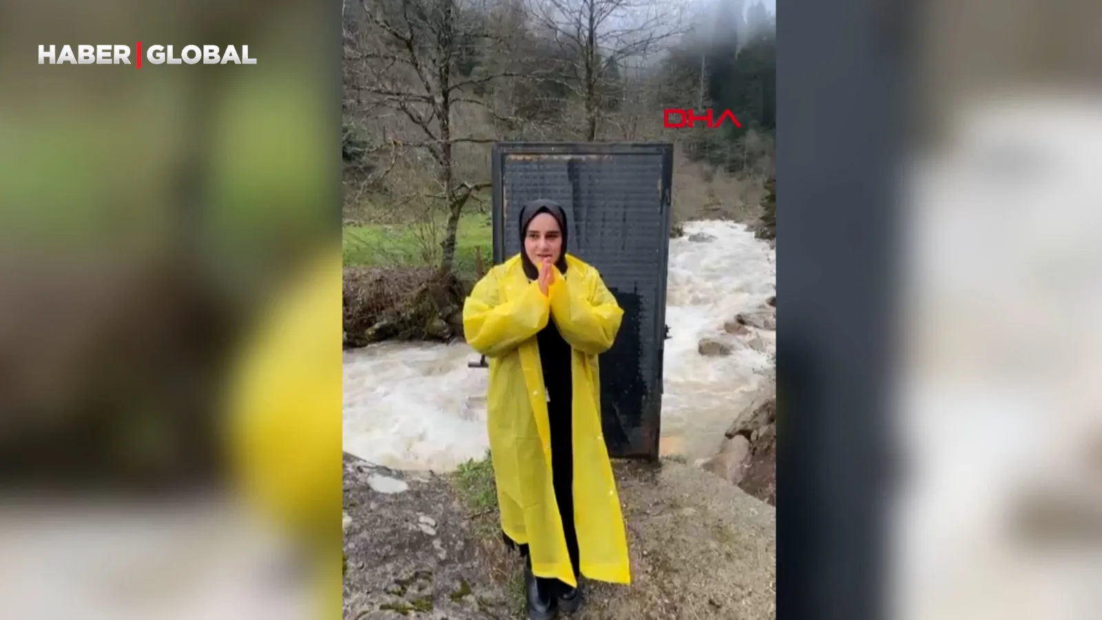 Rize’deki Asma Köprüdeki Kapı Sosyal Medyada Gündem