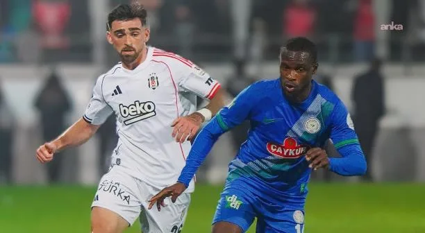 Rizespor – Beşiktaş: Dram dolu 2-2 berabere!
