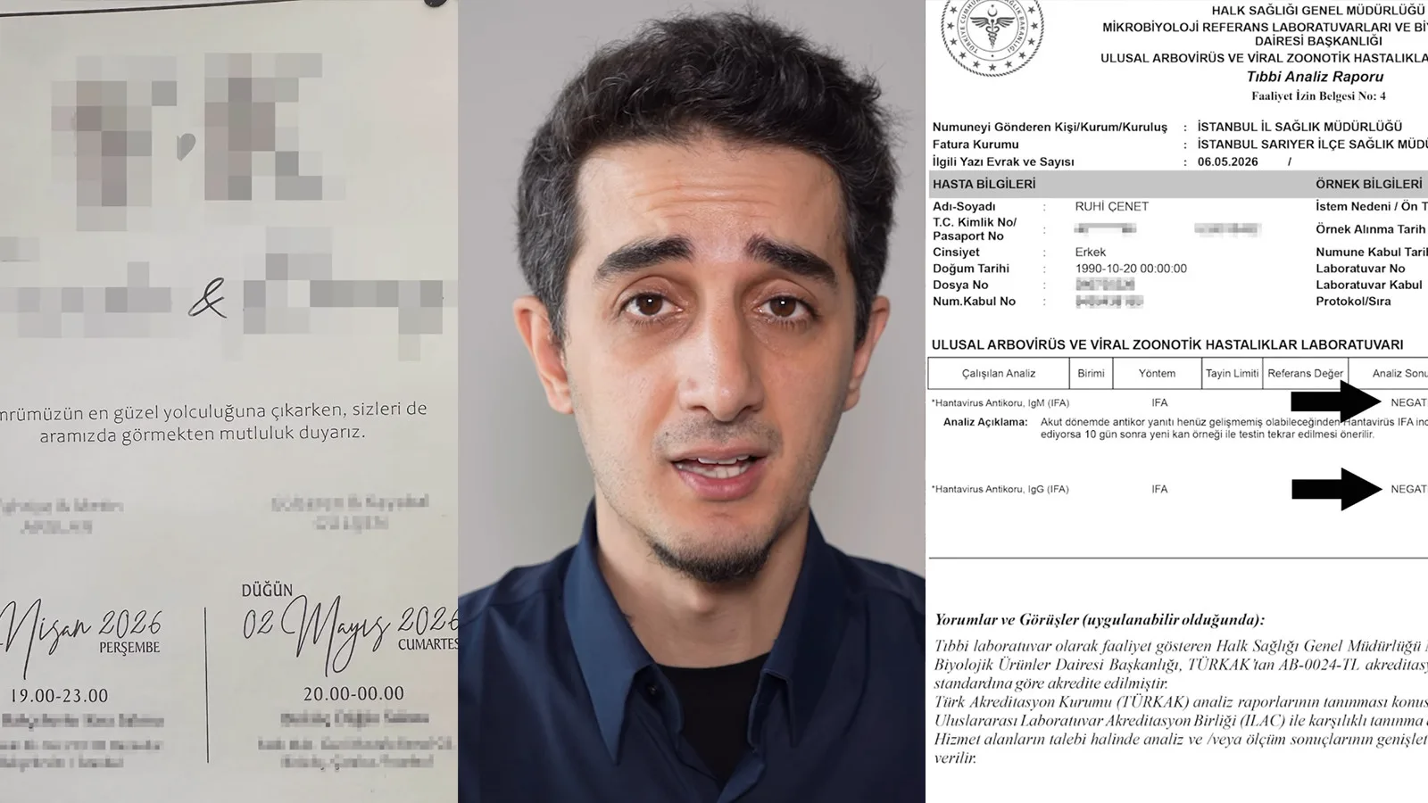 Ruhi Çenet’ten Hantavirüs Açıklaması: Negatif!