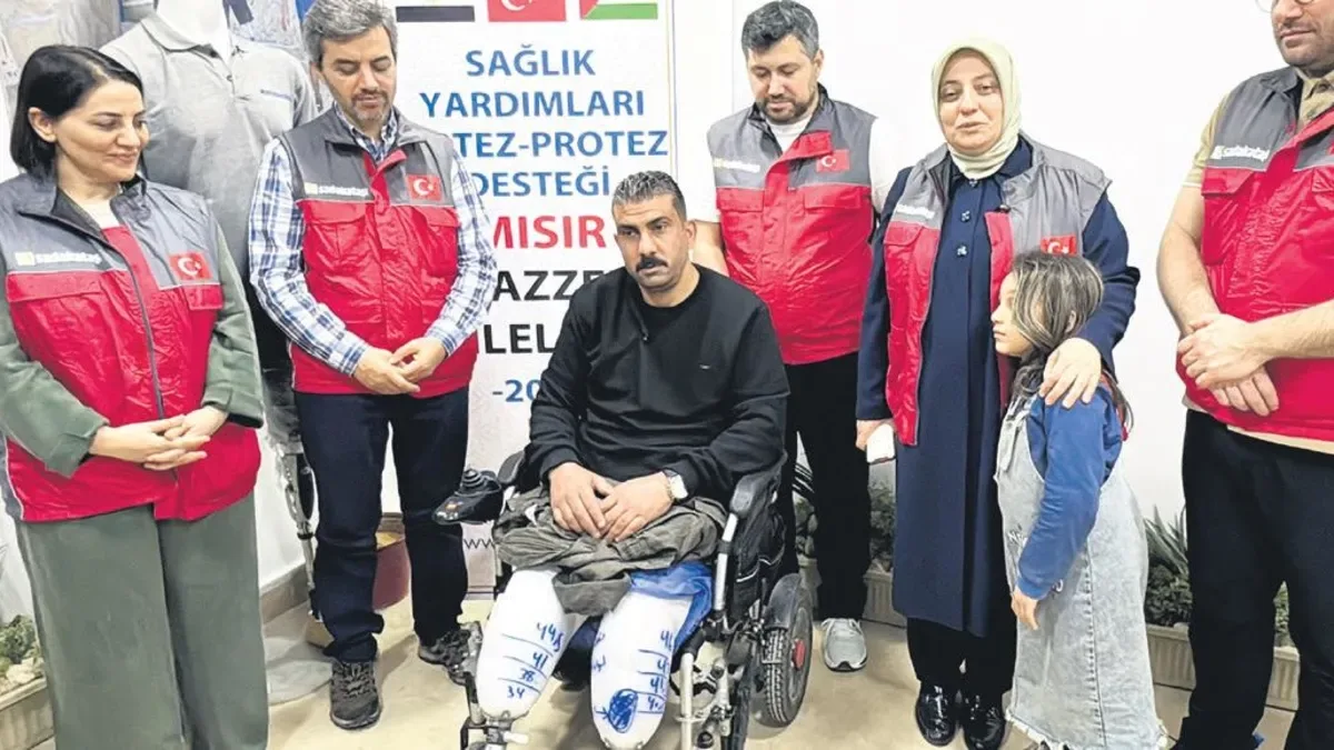 Sadakataşı’ndan Gazzeli Gazilere Protez Desteği