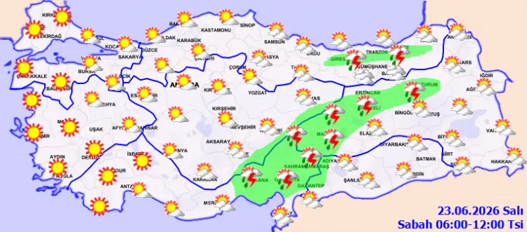 Sağanak Yağış ve Kuvvetli Rüzgar Uyarısı!
