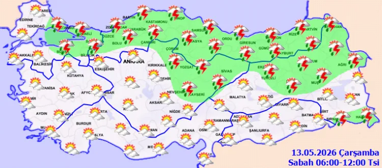 Sağanak Yağışlar Geliyor! Dikkatli Olun!