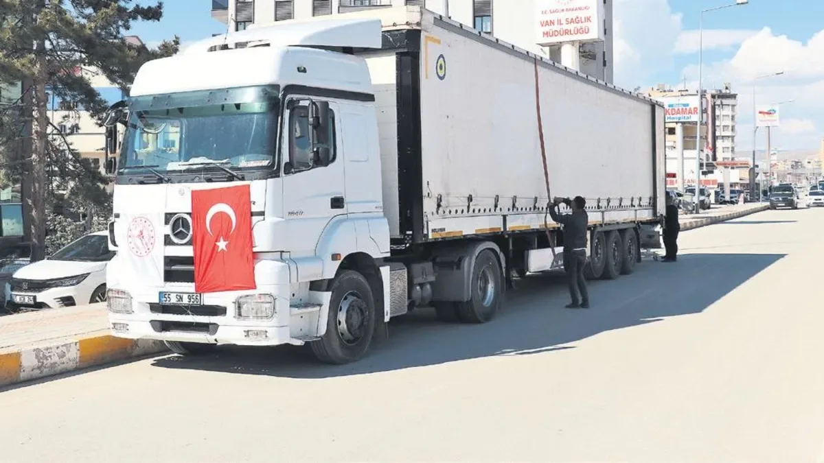 Sağlık Bakanlığı’ndan 3 TIR Tıbbi Yardım Gönderildi!