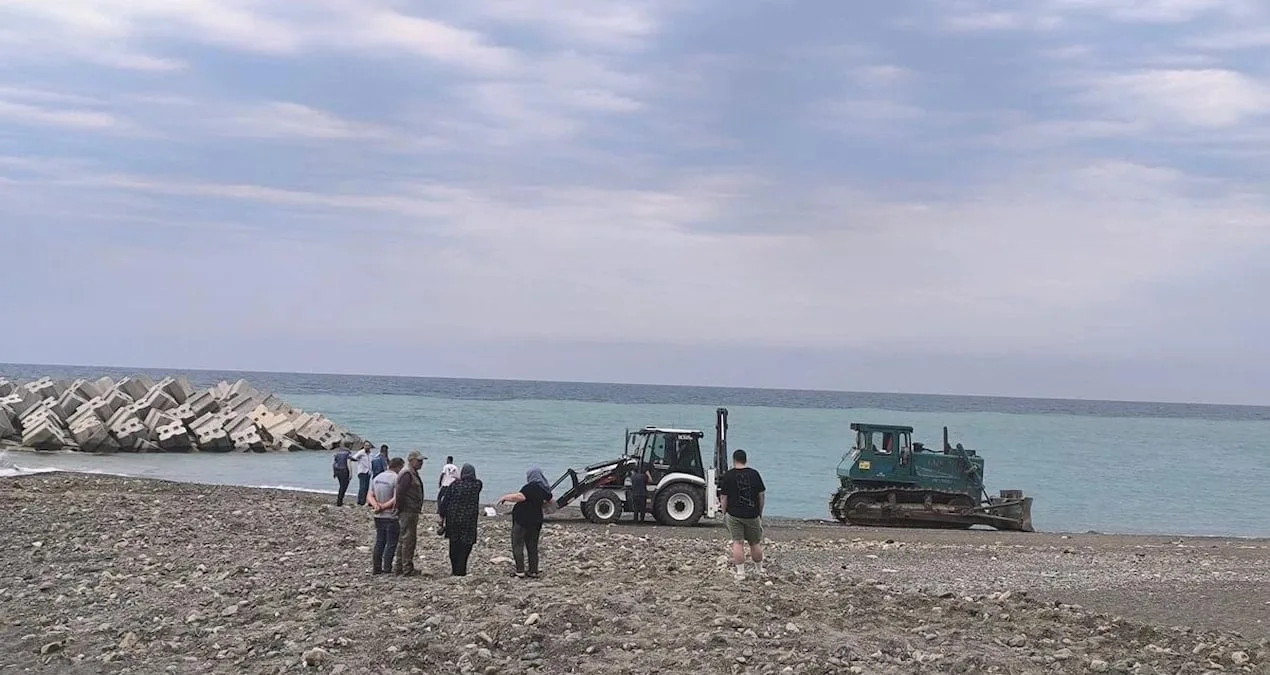 Sahildeki kadına çarpan operatör tutuklandı!