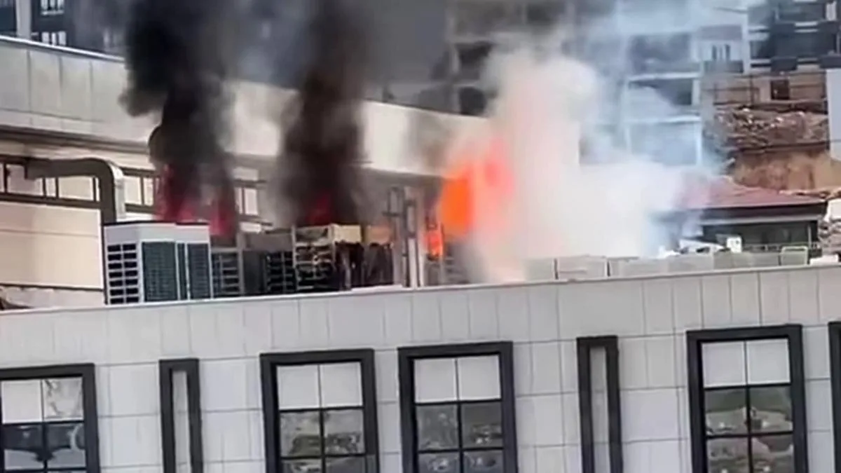Şahinbey’de Hükümet Konağı’nda Yangın Paniği!