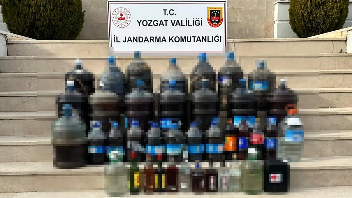 Sahte Alkol Operasyonunda 343 Litre Ele Geçirildi!