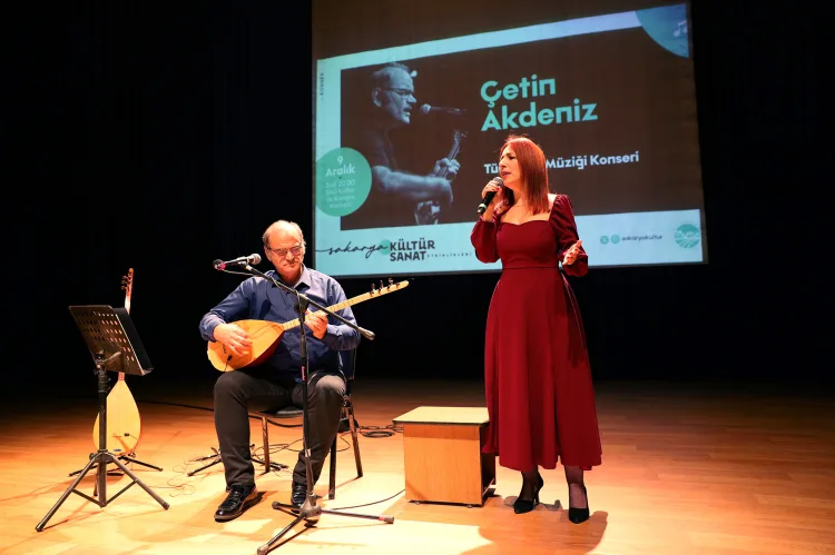 Sakarya’da Çetin Akdeniz ile Müzik Dolu Gece