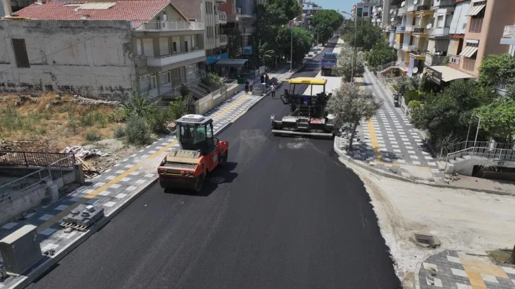 Salihli’de 3.5 Km Sıcak Asfalt Çalışması Başladı!