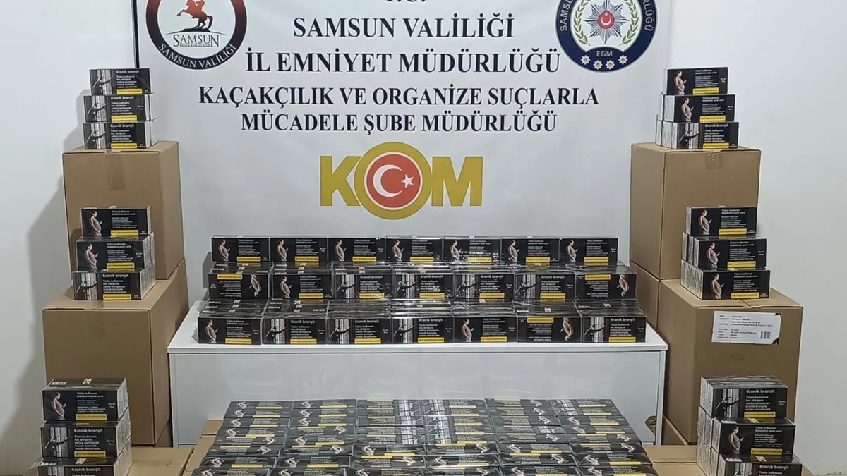 Samsun Kaçakçılık Operasyonu