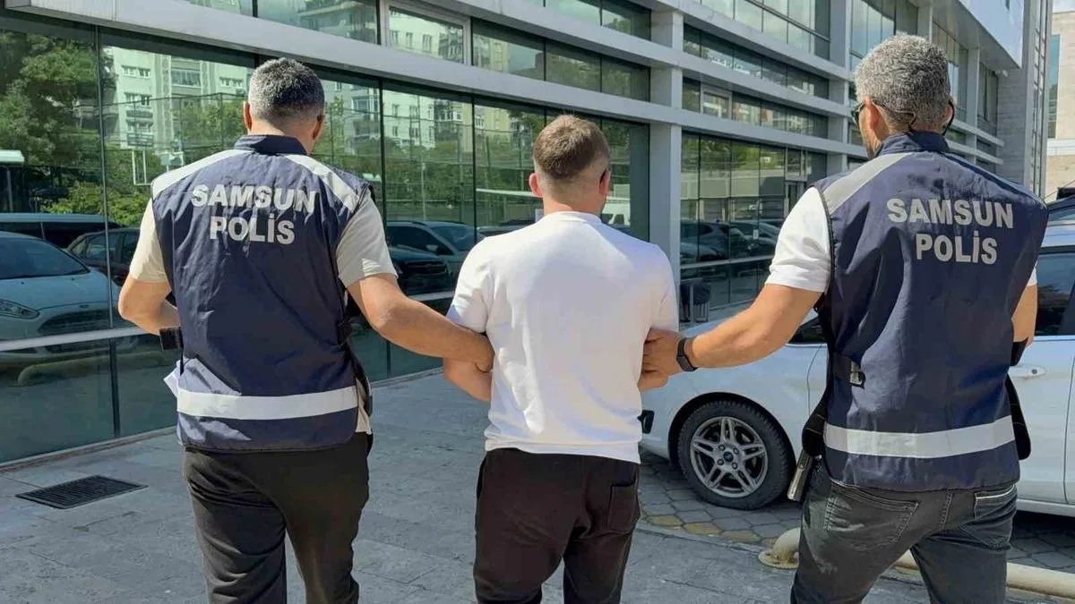 Samsun’da Eşine Silah Fotoğrafıyla Tehdit!