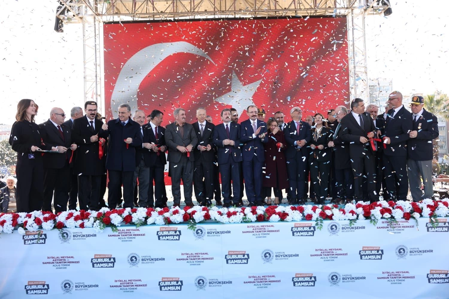 Samsun’da İstiklal Meydanı ve Astorya Açıldı!
