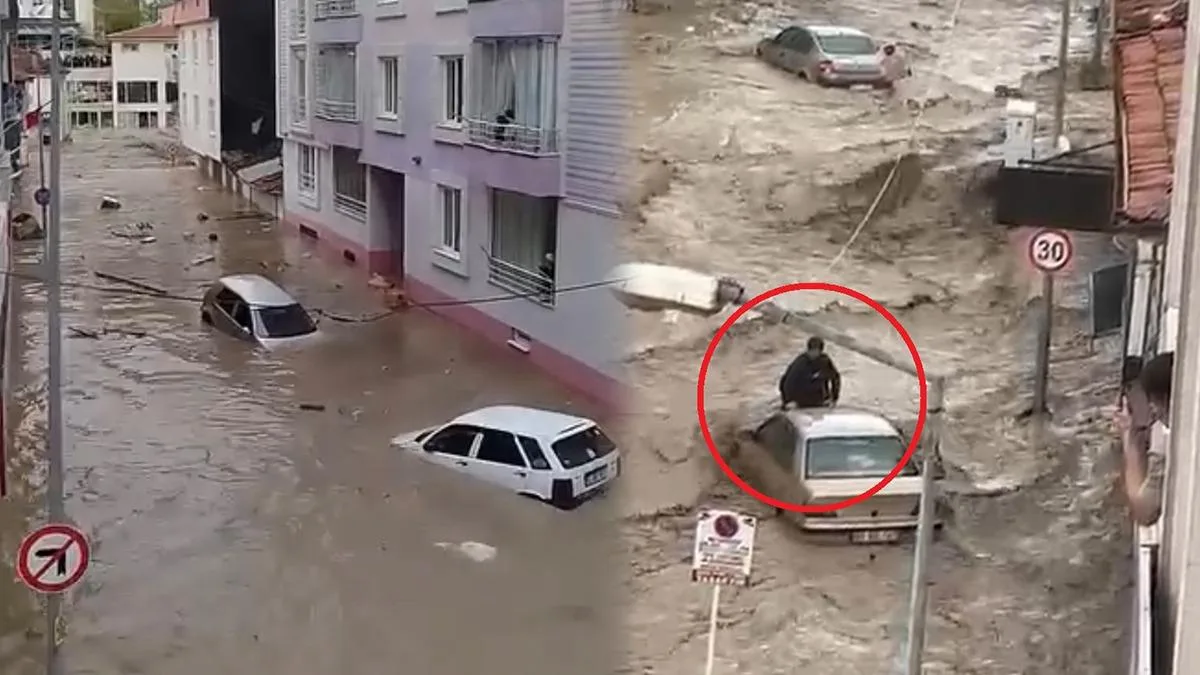 Samsun’da Sel Felaketi: Havza Mahsur Kaldı!