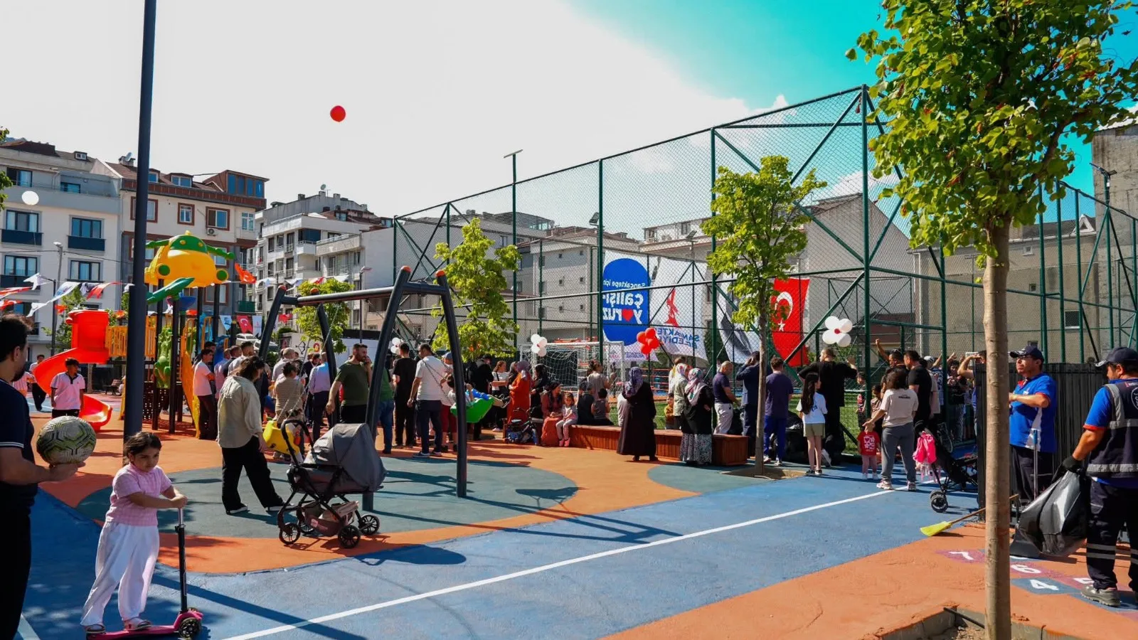 Sancaktepe’de Yeni Spor Parkı Açıldı!