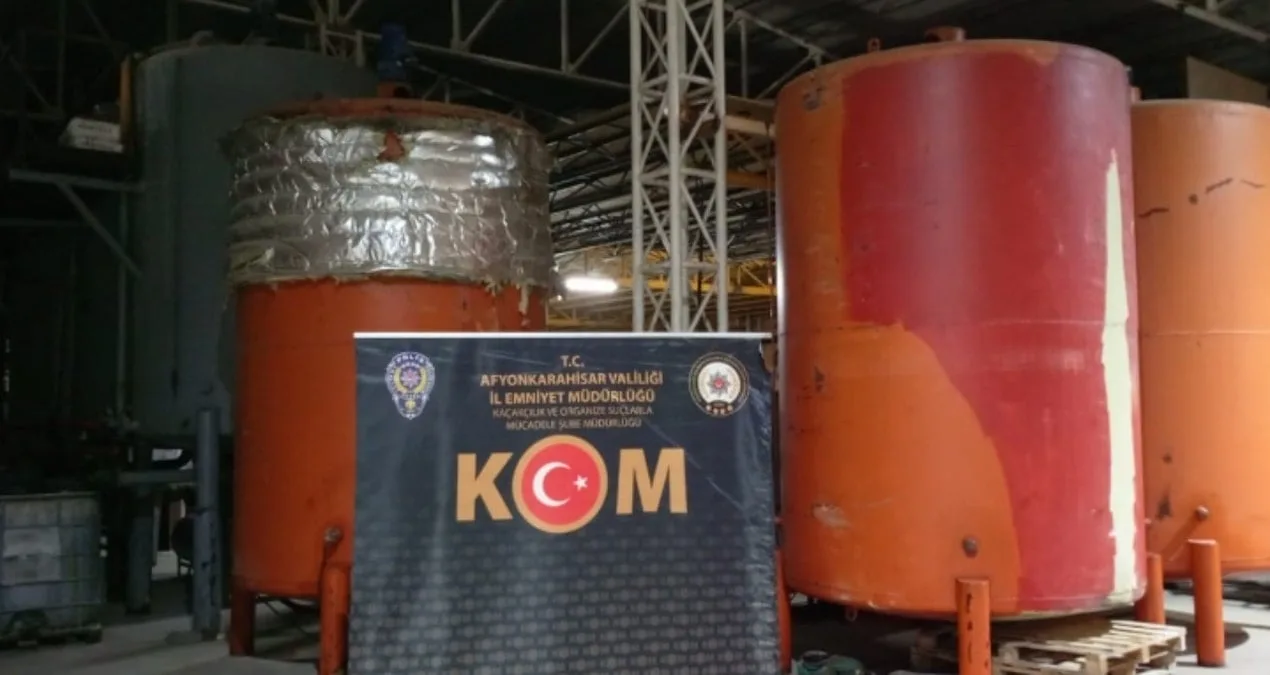 Sandıklı’da 20 Ton Kaçak Akaryakıt Ele Geçirildi!
