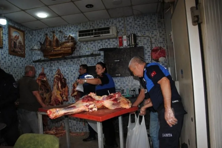 Şanlıurfa’da Bozuk Et Depolarına Baskın!