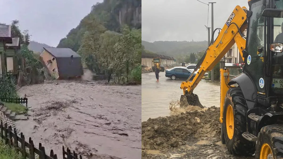 Sapanca’da Taşkın: Villa Yıkıldı, Ulaşım Aksadı!