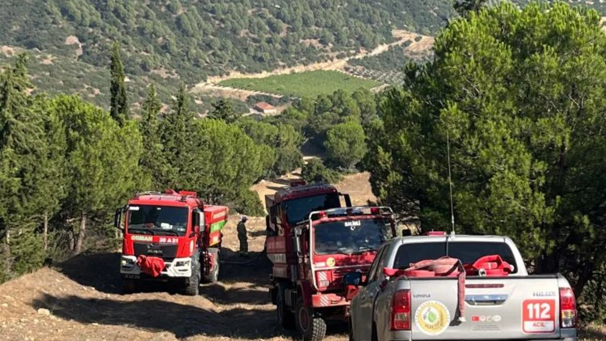 Sarıgöl’de Orman Yangını Kontrol Altına Alındı!