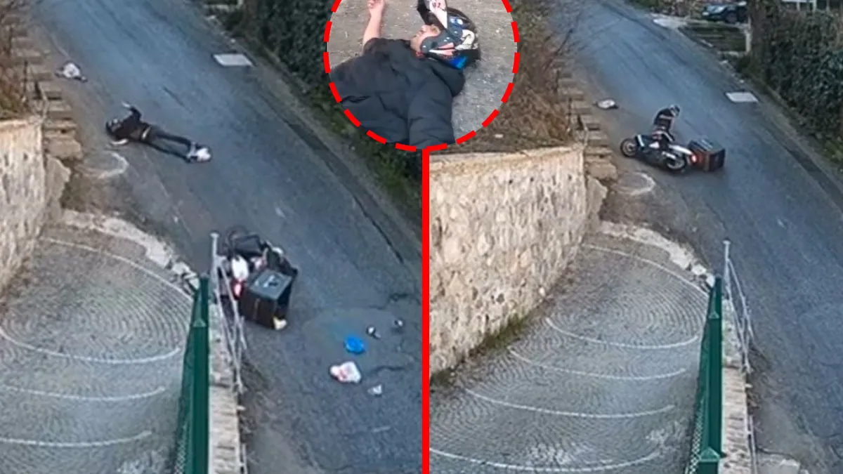 Sarıyer’de Bozuk Yol Kazaya Neden Oldu!