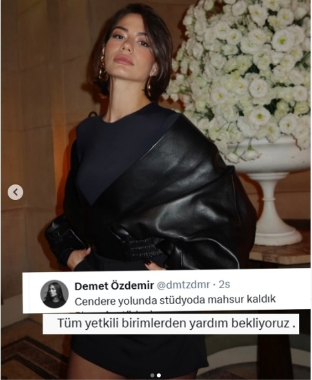 Sarıyer’de Sağanakta Mahsur Kalan Ünlüler Kurtarıldı