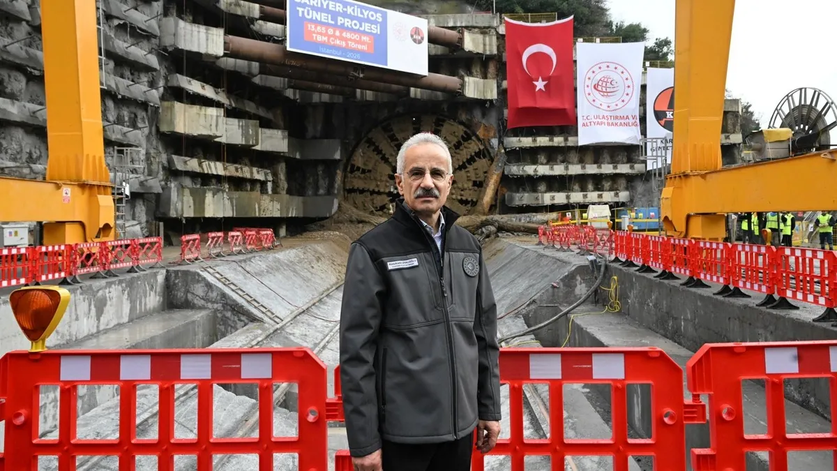 Sarıyer-Kilyos Tüneli’nde TBM ile Tarihi Başarı!